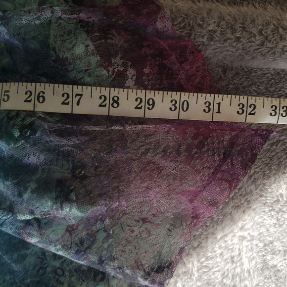 Unity World Wear. Beautiful Bling Tunic; Colorful;  Multi-Material. GUC Size  1X - Picture 16 of 16